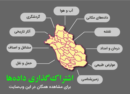 بانک داده های جغرافیایی استان فارس