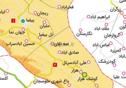 اطلاعات شهرستان بیضا