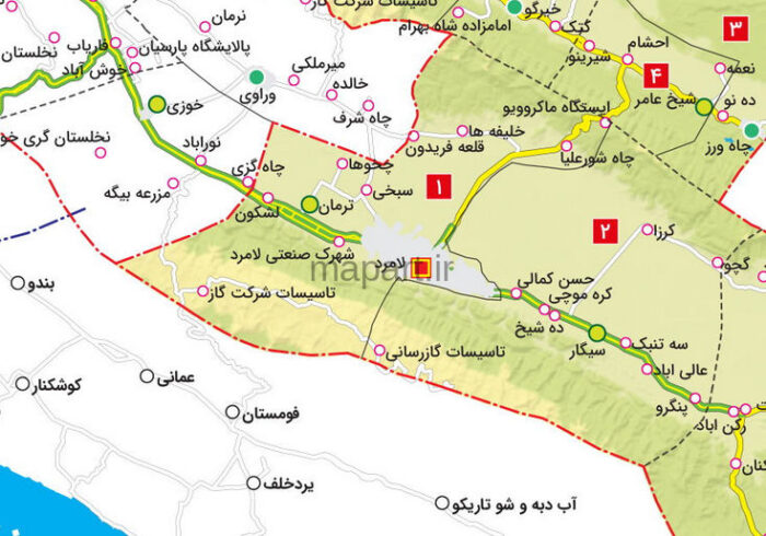 اطلاعات شهرستان لامرد