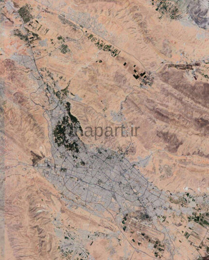 تصویر ماهواره شهر شیراز
