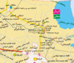 جدیدترین نقشه شهرستان خرامه
