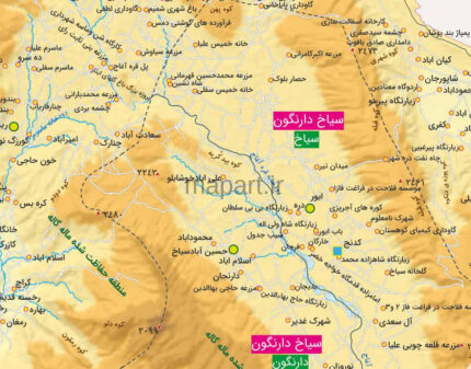 جدیدترین نقشه شهرستان شیراز