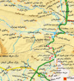جدیدترین نقشه شهرستان فیروزآباد با جزییات