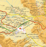 جدیدترین نقشه شهرستان نی ریز با جزییات