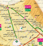 جدیدترین نقشه شهرستان کوار