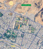 عکس ماهواره ای باغ تخت شیراز