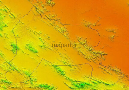 مدل رقومی ارتفاعی آباده