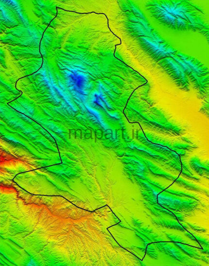 مدل رقومی ارتفاعی سپیدان