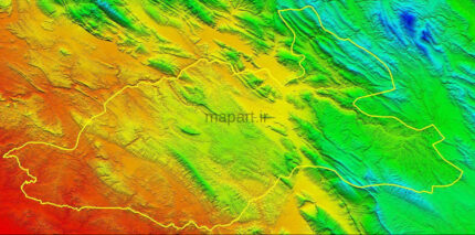 مدل رقومی ارتفاعی ممسنی