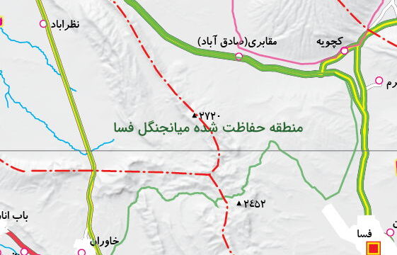 منطقه حفاظت شده میان جنگل فسا