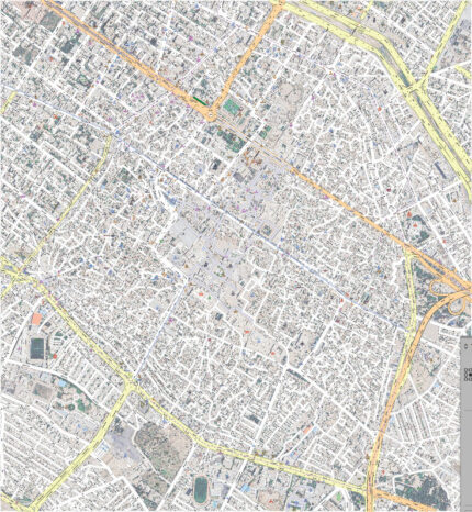 نقشه با کیفیت منطقه 8 شهرداری شیراز