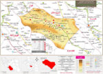 نقشه تقسیمات شهرستان خفر