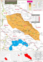 نقشه تقسیمات شهرستان سرچهان