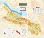 نقشه شهرستان استهبان
