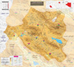 نقشه شهرستان اقلید