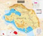 نقشه شهرستان بختگان