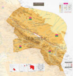 نقشه شهرستان بوانات
