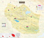 نقشه شهرستان زرین دشت