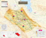 نقشه شهرستان کوار