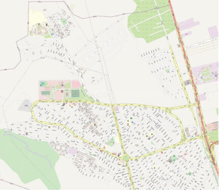 نقشه شهرک گلستان شیراز