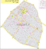 نقشه منطقه هشت شیراز