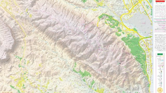 نقشه کوه دراک