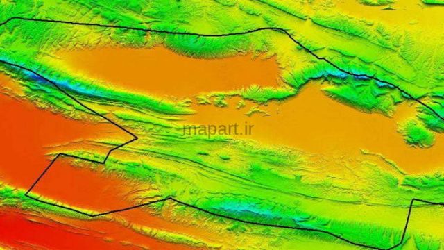 مدل رقومی ارتفاعی اوز