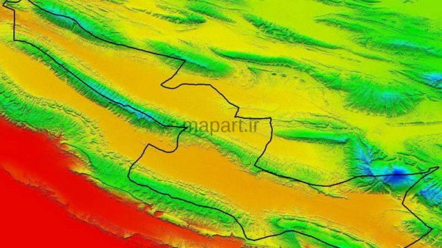 مدل رقومی ارتفاعی لامرد