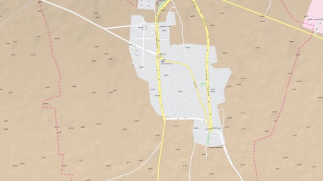 نقشه ارتفاعی شهر جوادآباد