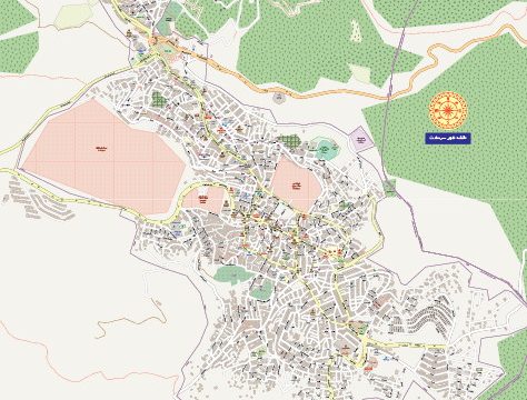 نقشه شهر سردشت