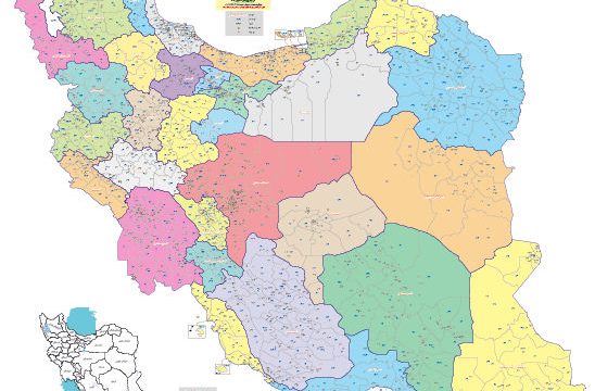 نقشه شهرهای ایران ۱۴۰۲