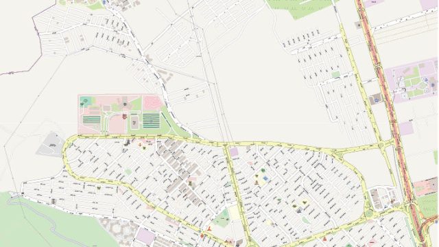 نقشه شهرک گلستان شیراز