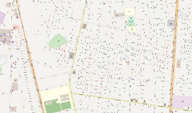 نقشه محله شوش تهران